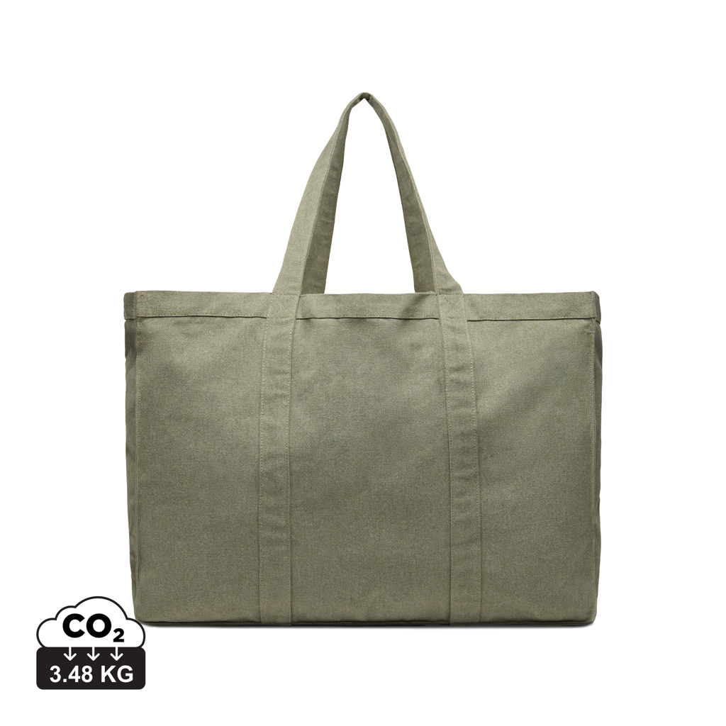 Grand sac cabas publicitaire en toile 400g Hilo VINGA Vert 